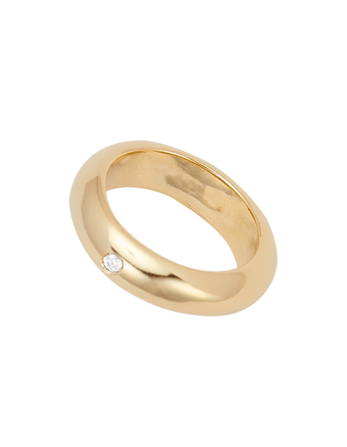 LSEY) Dot sparkle ring (gold)