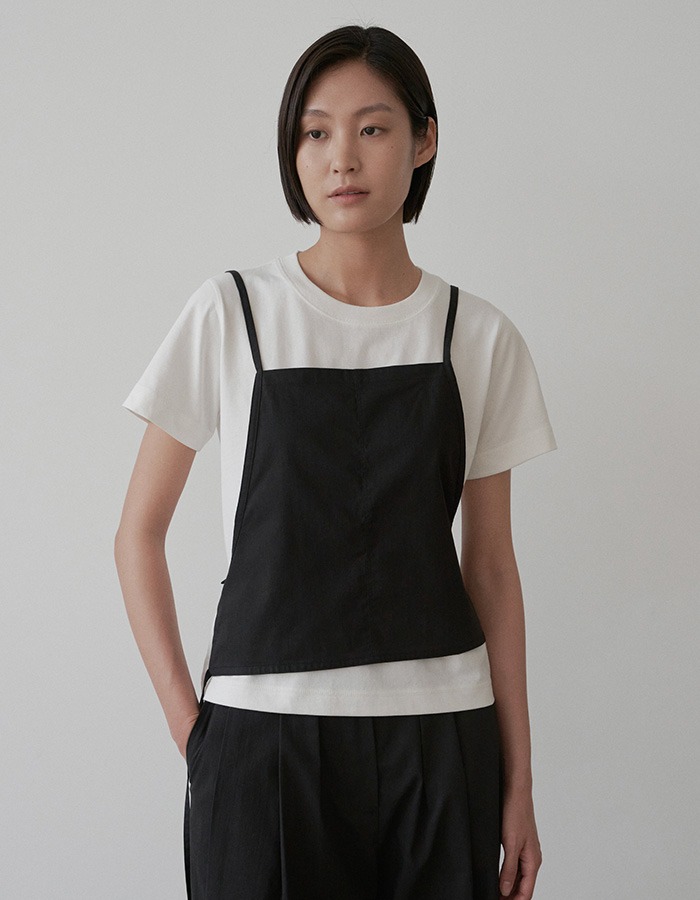COURBUI) APRON BUSTIER (BLACK) 2차 재입고