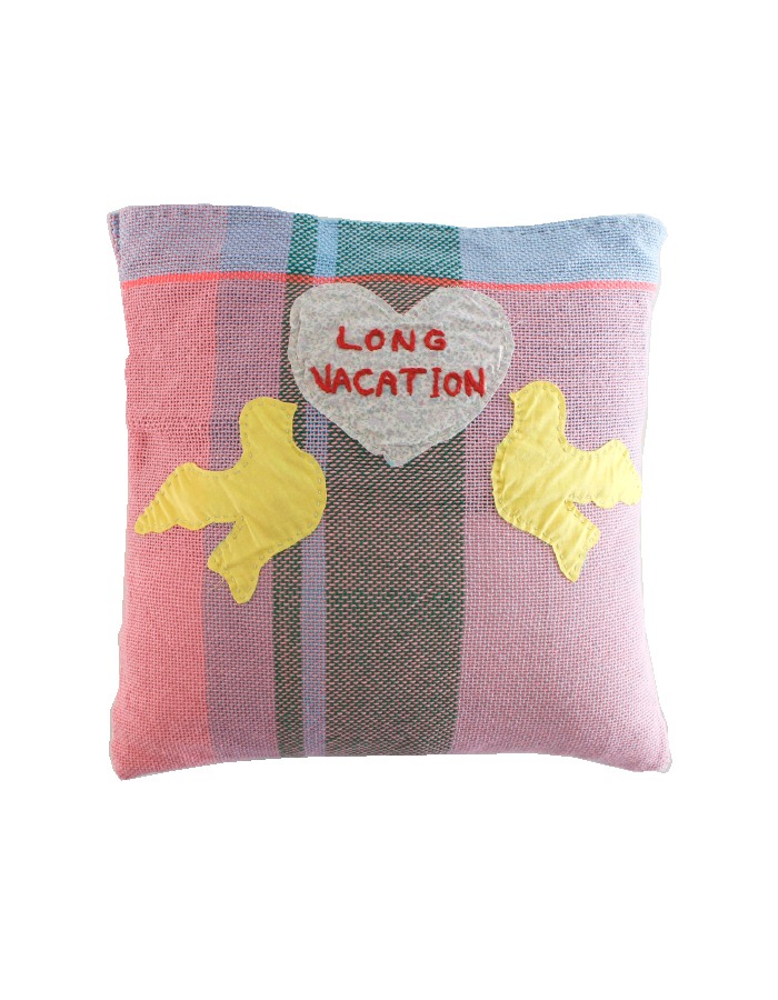 blue hour) Woven Cushion cover - Long vacation