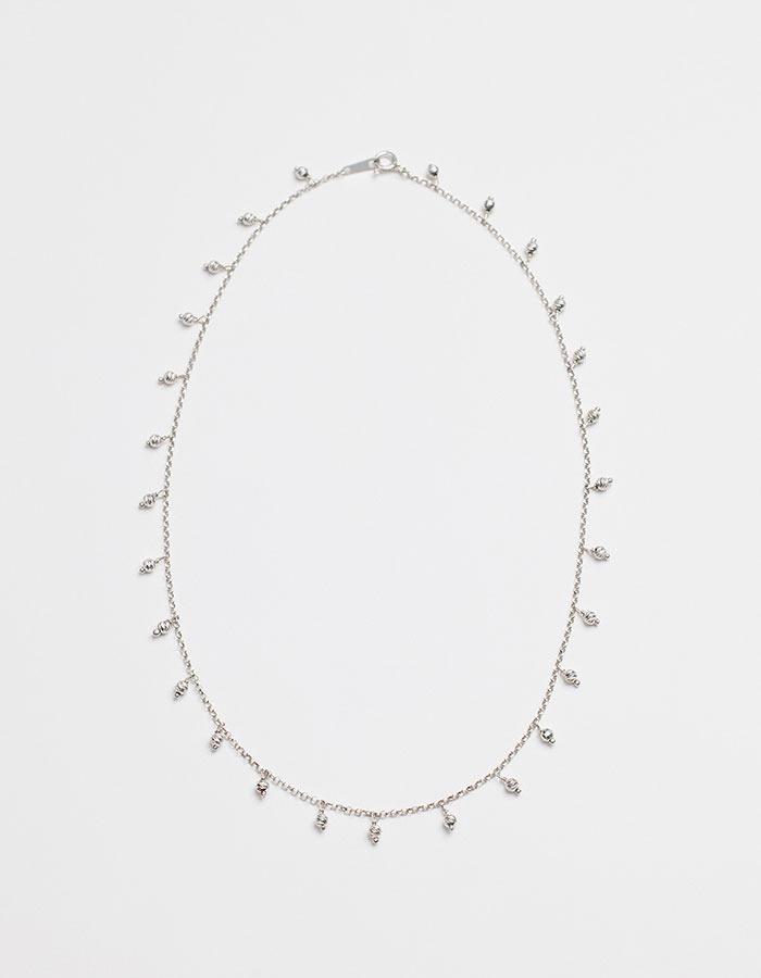 PI SEOUL) ball chain necklace