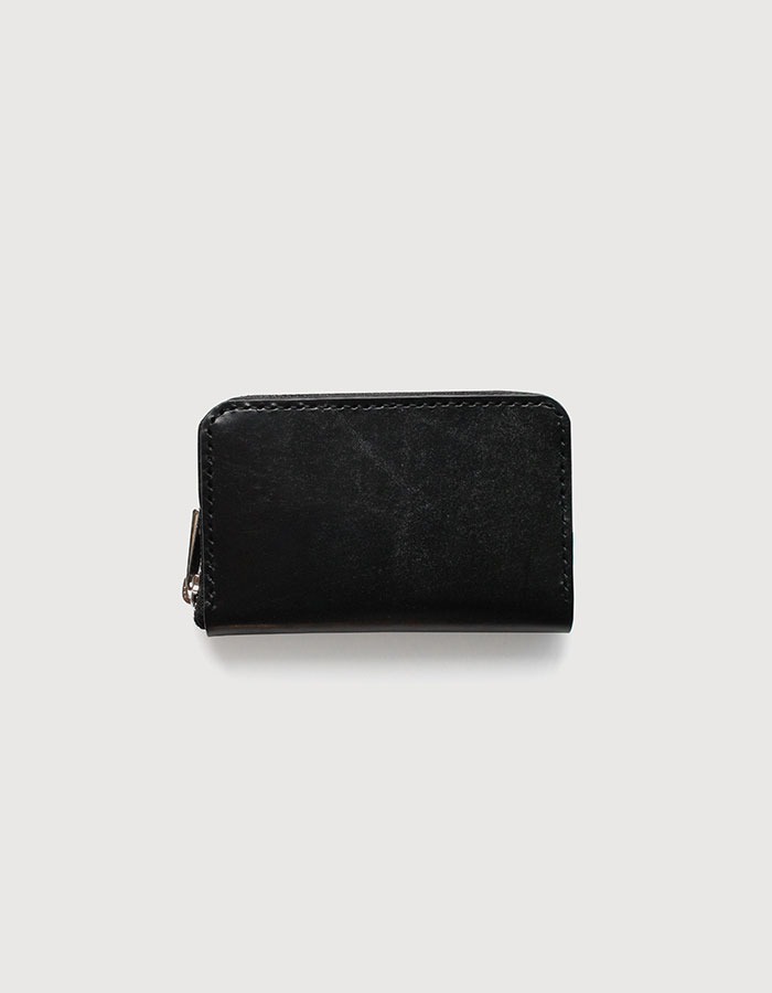 ZISOO) Bridle leather wallet (Black) 2차 재입고