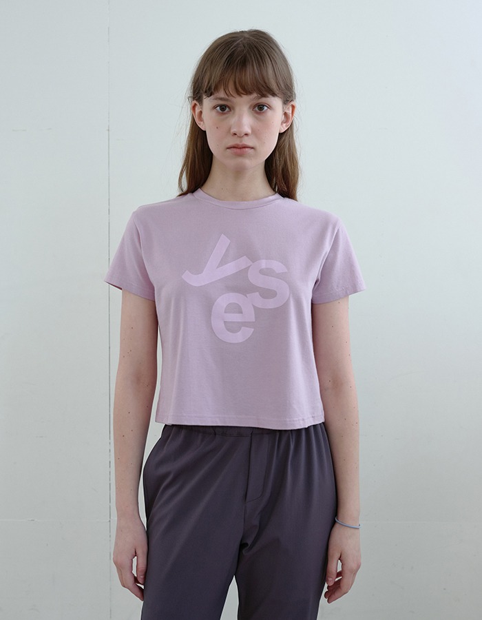 ENZO BLUES) YES T-shirt (Pink)