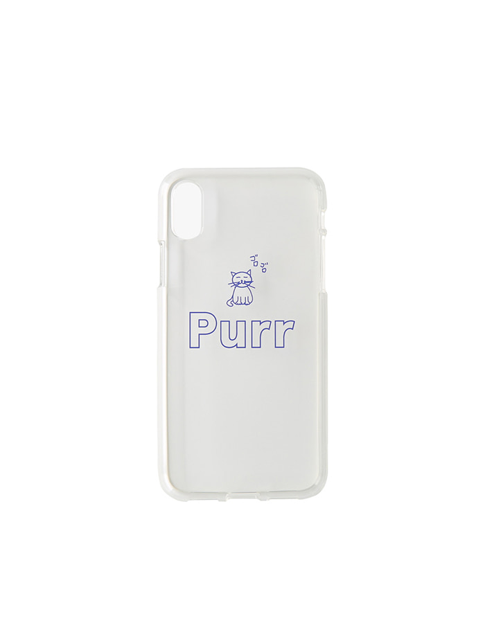 purr) purr iPhone case jelly