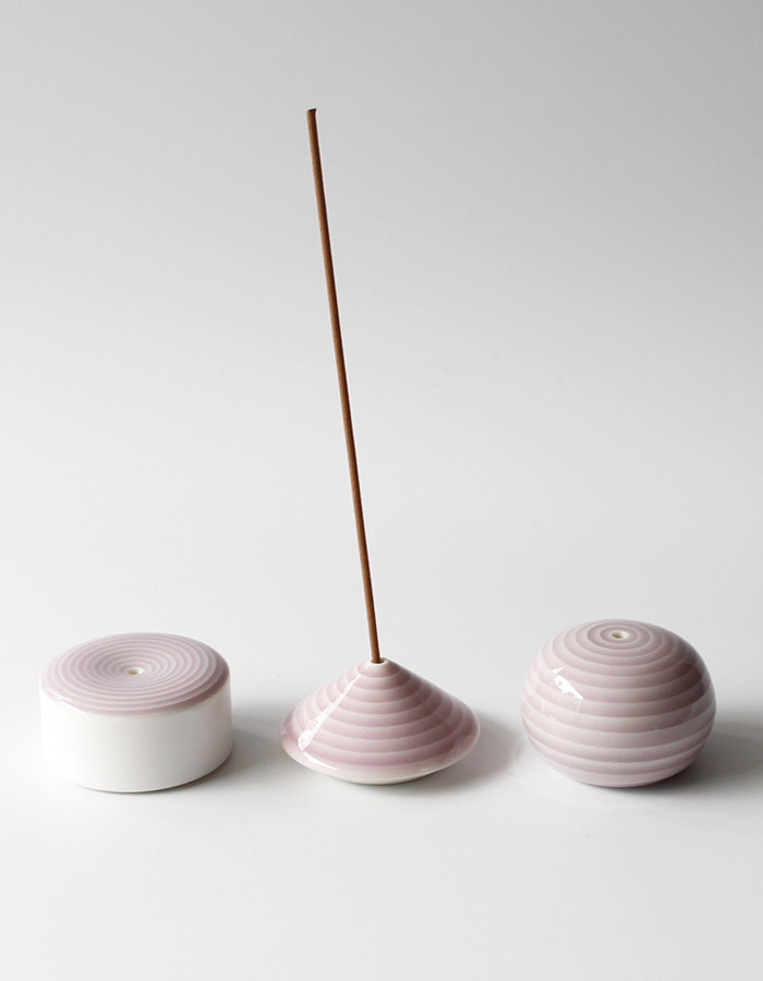 ㅇㄱㅇ) incense holder - pink