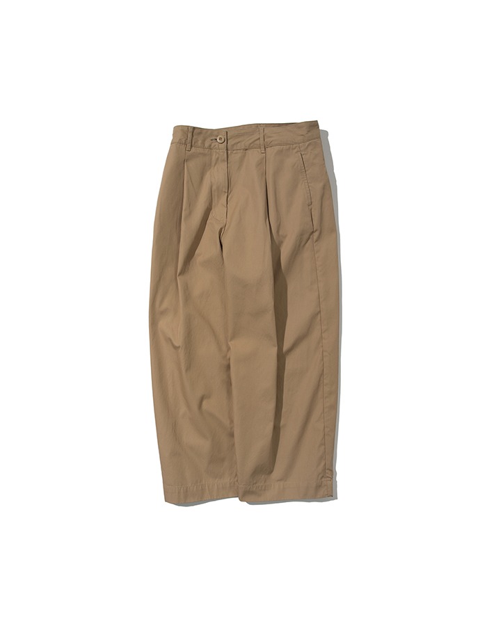 SOFTUR) PLEATED WIDE PANTS_BEIGE 3차 재입고