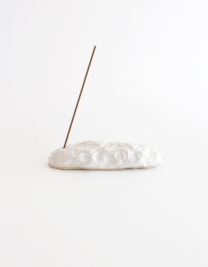 east smoke) white stone incense holder 재입고
