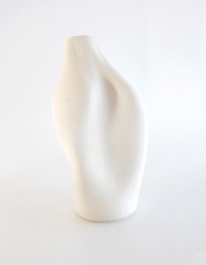 ABS Objects) Torso Vase _ Natural White