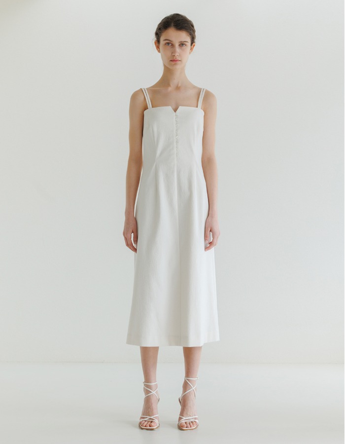 LENUEE) 22Spring Eszter camisole dress _ Ivory (쇼룸 판매 전용)