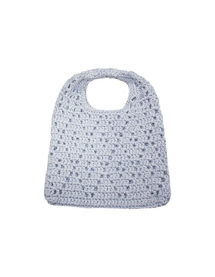 colocynth) Tunsee Crochet BagㅣShine Silver