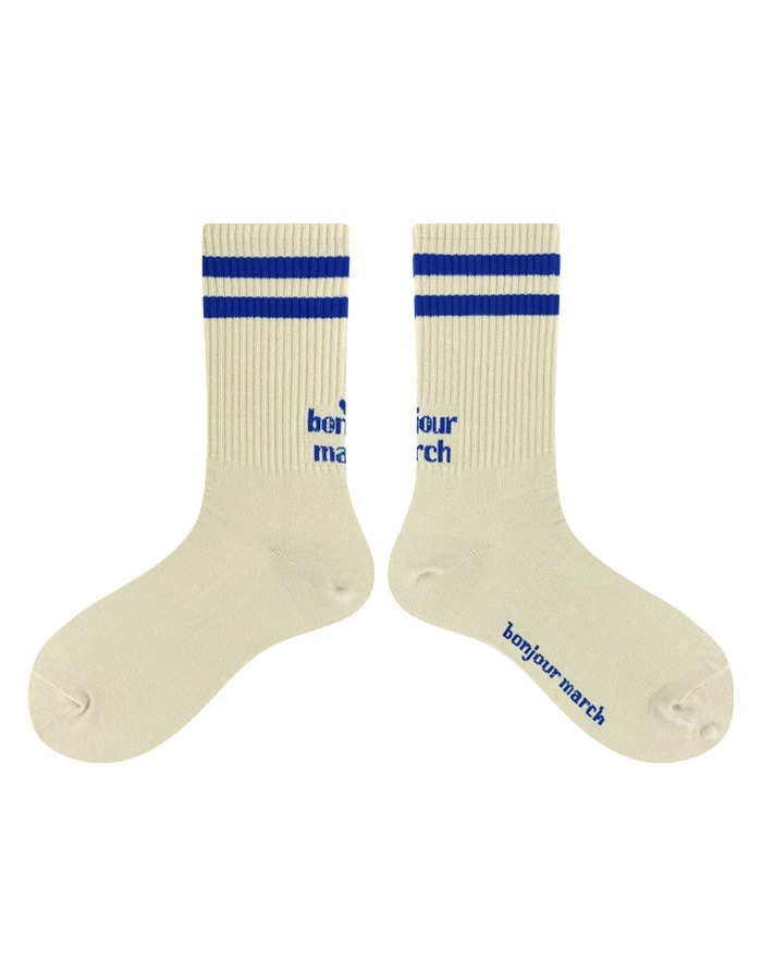 Bonjour March) Butter sporty socks (3 Color)
