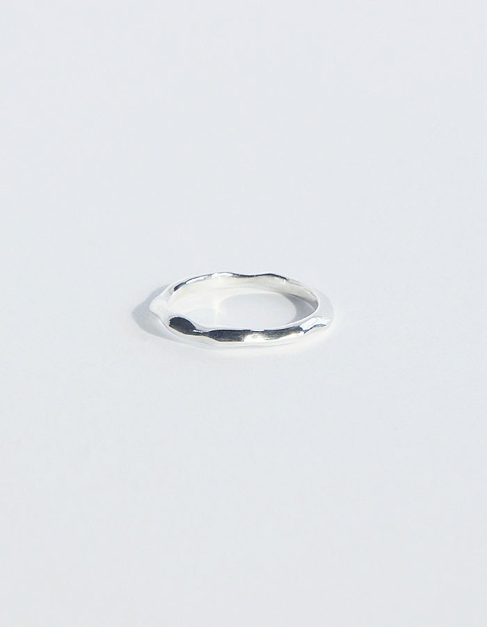 lsey) melted simple layered ring - 2차 재입고