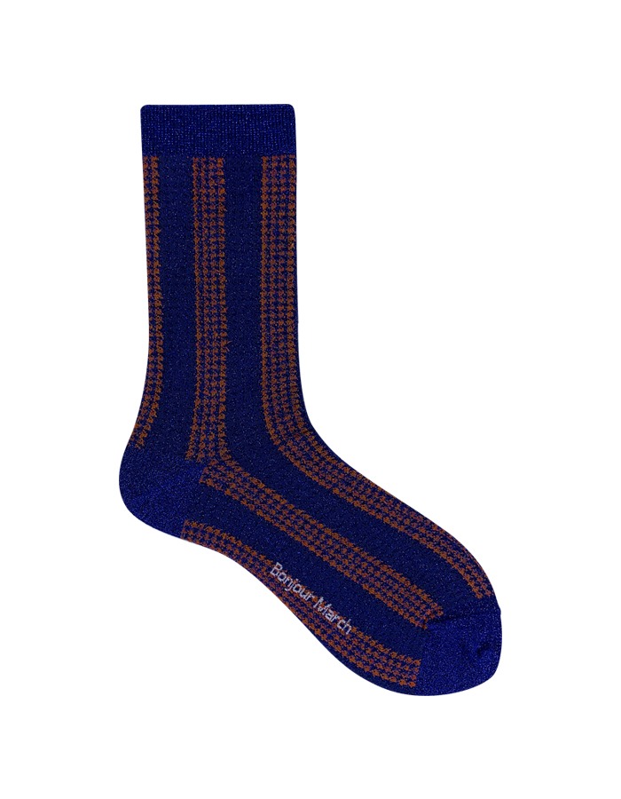 Bonjour March) sapphire socks