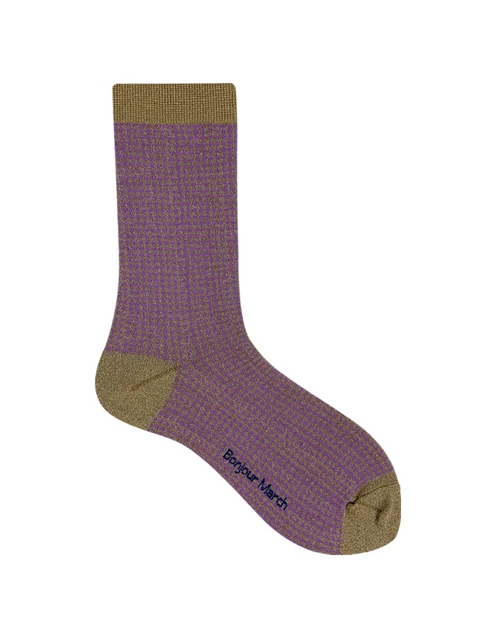 Bonjour March) amethyst socks