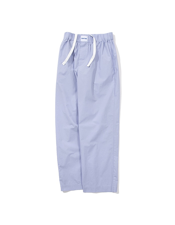 softur) RELAXED PAJAMA PANTS (BLUE)
