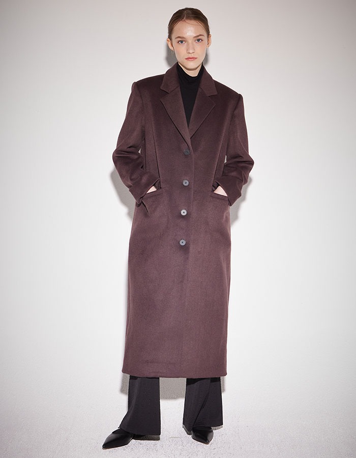 b slash b) Single breasted tailored coat (Brown) 11월 17일 예약 발송