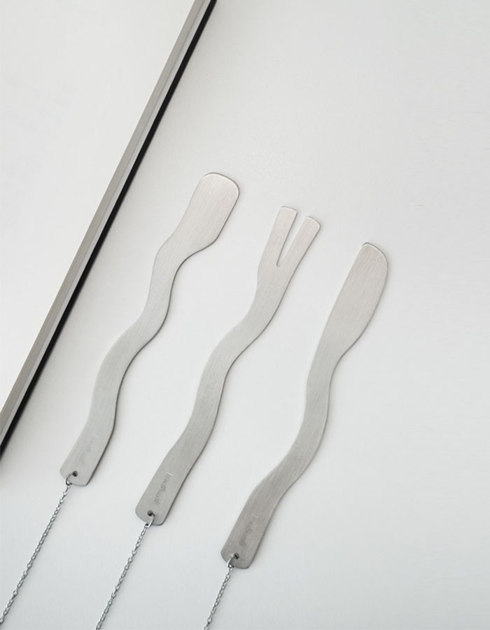 object gangmul) Cutlery Bookmark