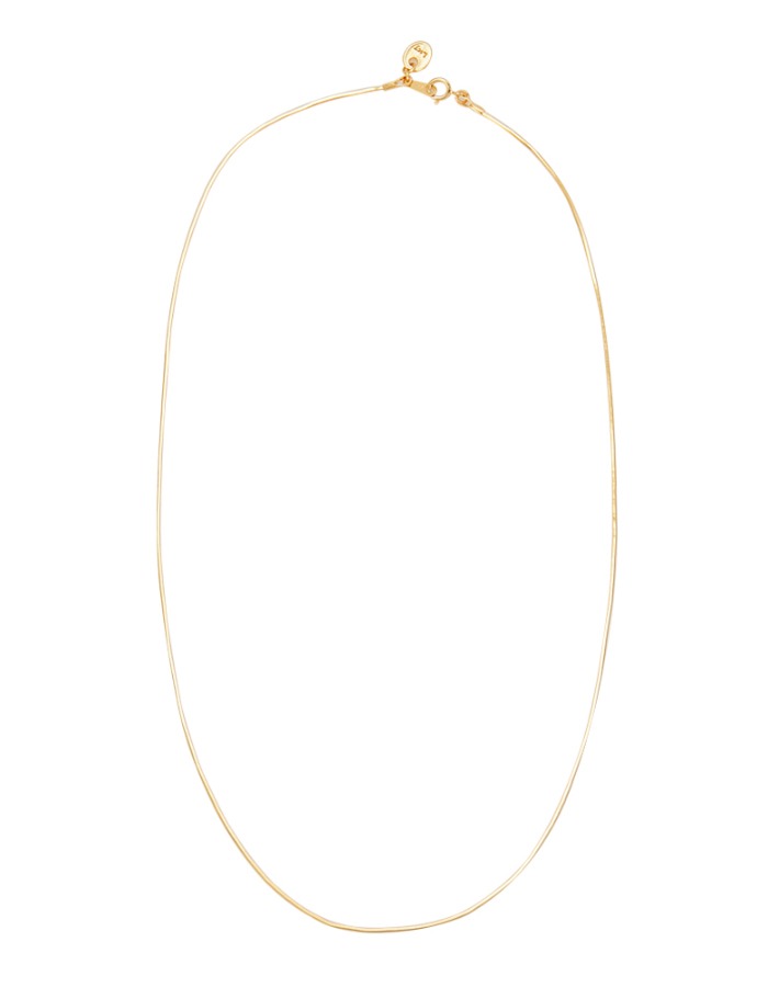 LSEY) Silky necklace(gold)
