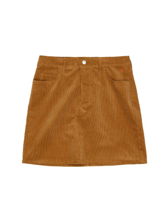 fille) 60’s Corduroy Miniskirt - Brown