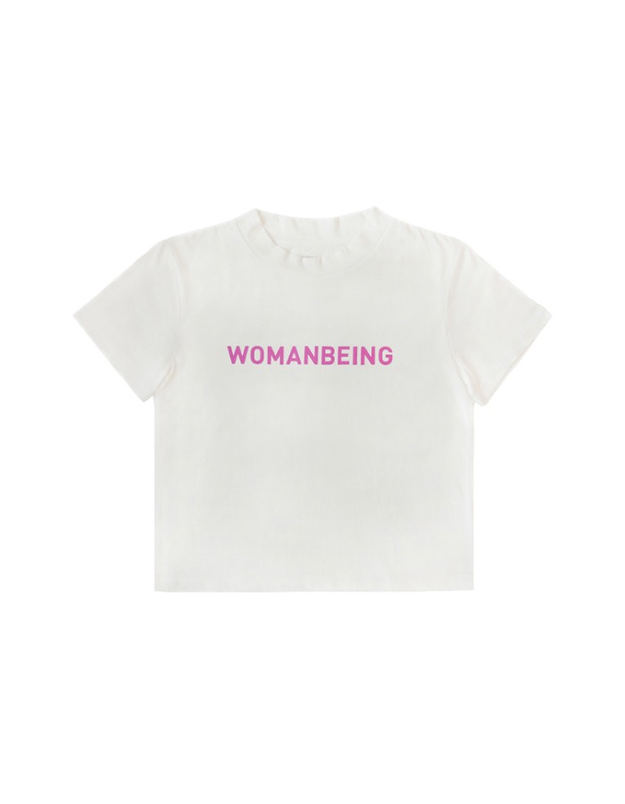 fille) Womanbeing T-shirt - Pink