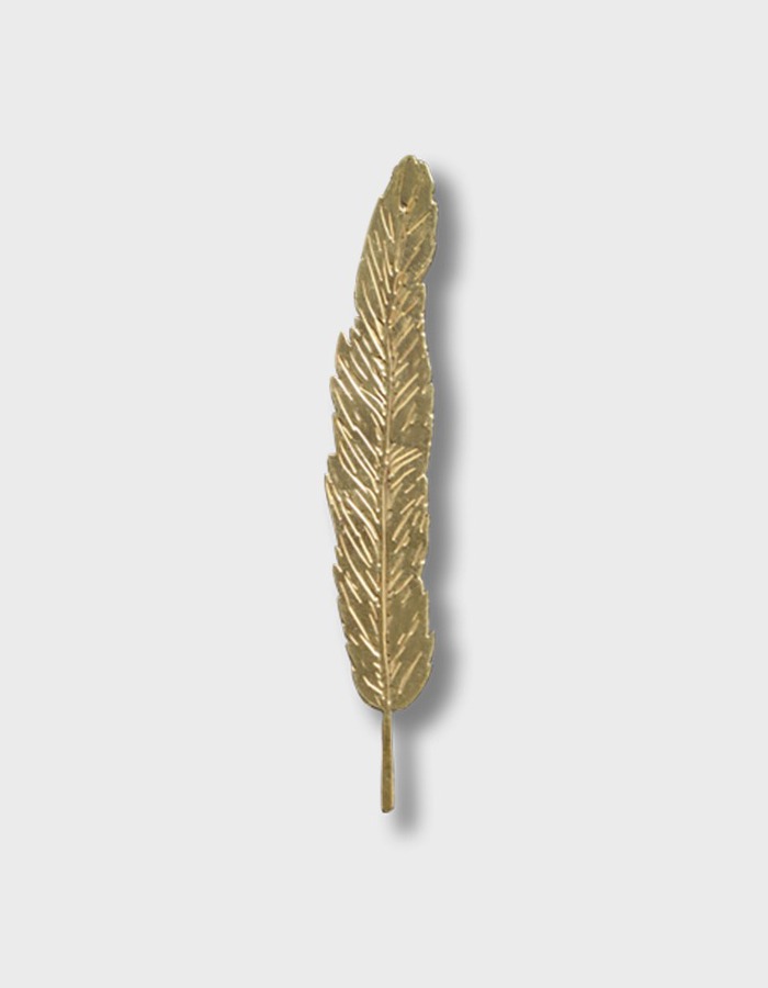geulwoll) Brass Bookmark | Feather 깃털 with yiyeha 2차 재입고