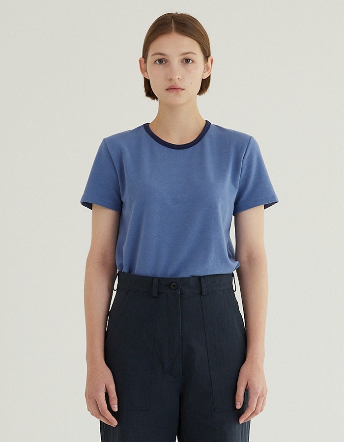 tolo) Soft Touch Tee (Blue)
