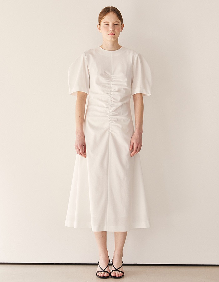 B Slash B) Blossom Dress (White)