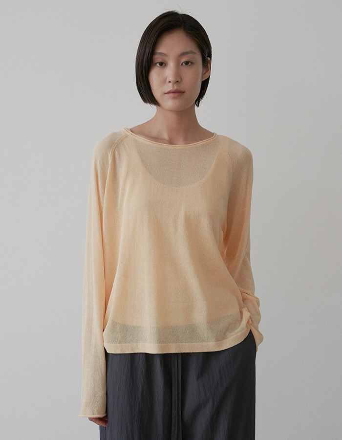 COURBUI) LIGHT PULLOVER (MARIGOLD) 3차 재입고