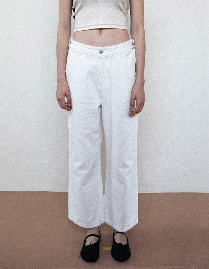 AOY) SEDGWICK WORK PANTS IN OFF WHITE
