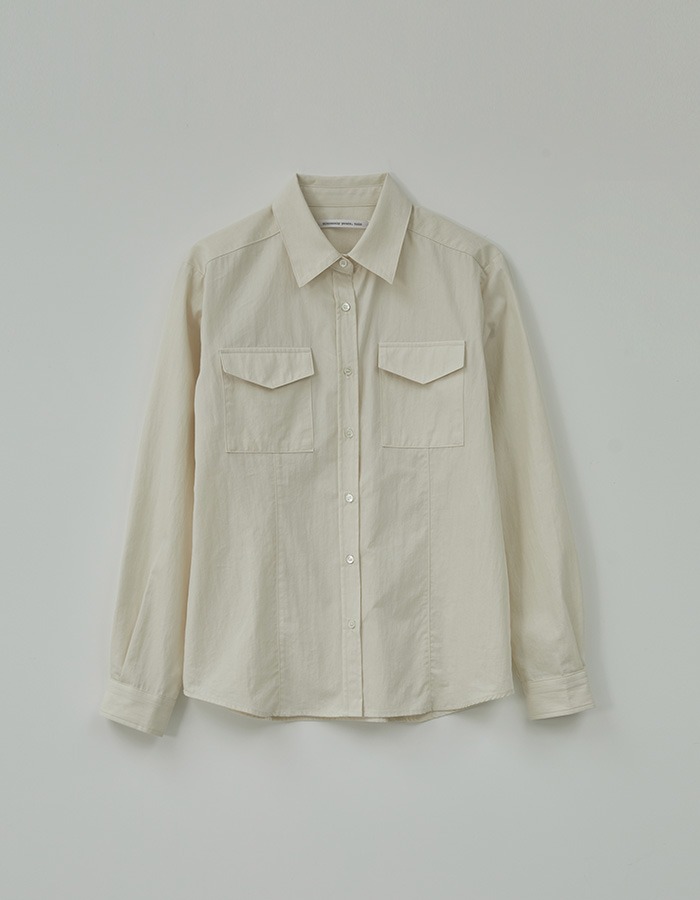 tolo) Pocket Shirt (Ivory)