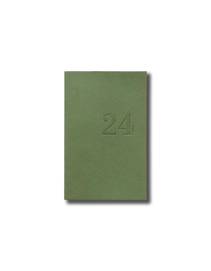 Geulwoll) Diaryㅣle typographe 2024 agenda - Green Clay