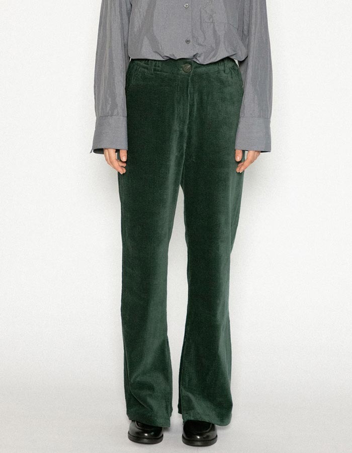 YM Store) Green Corduroy Trousers 재입고