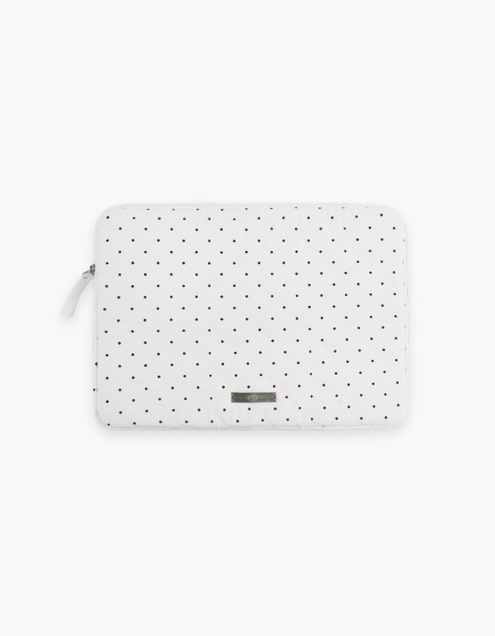 Colocynth) POOH NOTEBOOK POUCH WHITE DOT