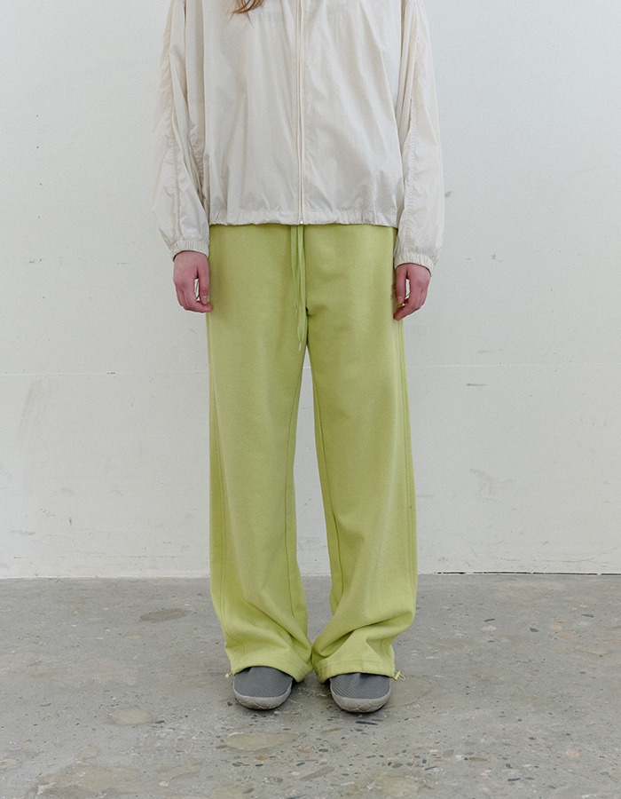 ENZO BLUES) 2-Way Jersey Pants (Lime)