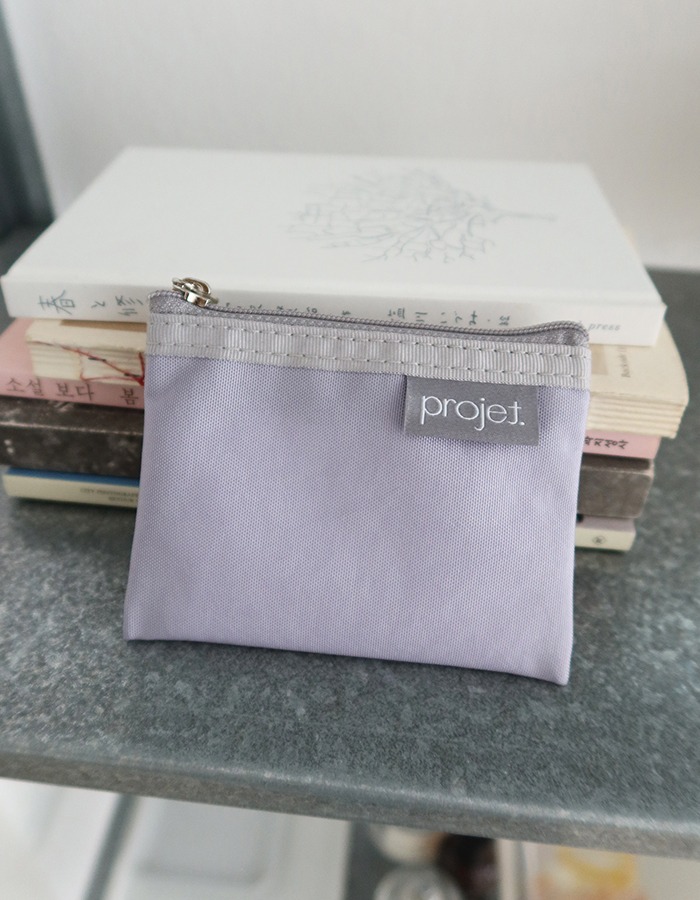 projet) flat card pouch (pale purple)